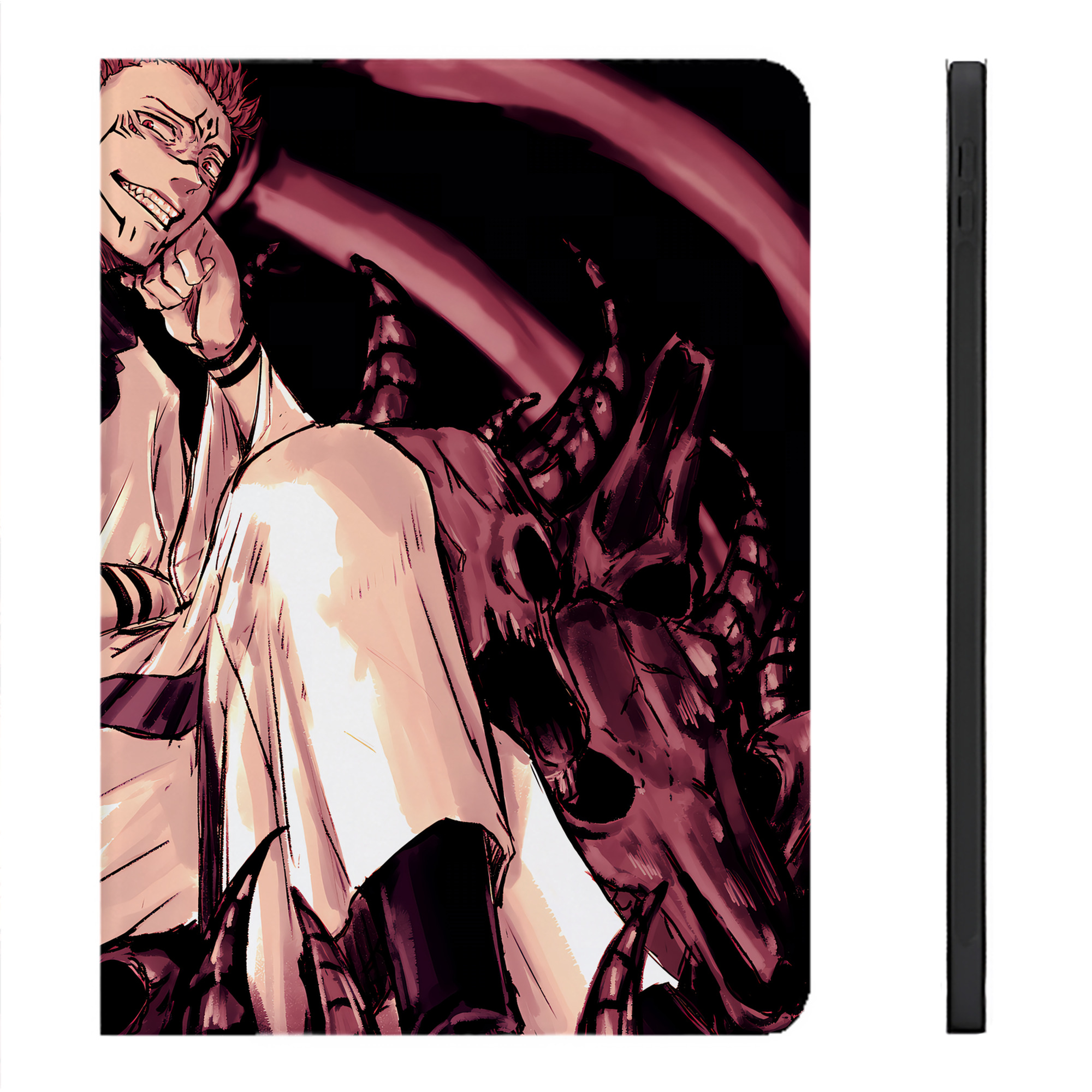 （画像用） 呪術廻戦 Jujutsu Kaisen IPadケース ペンホルダー付き ブックスタイルデザイン